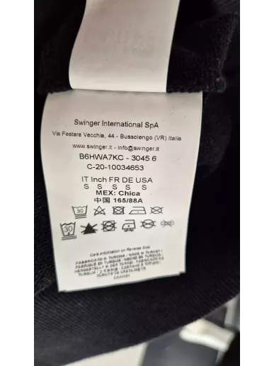 Versace Jeans Couture bluza cropped czarna r. S