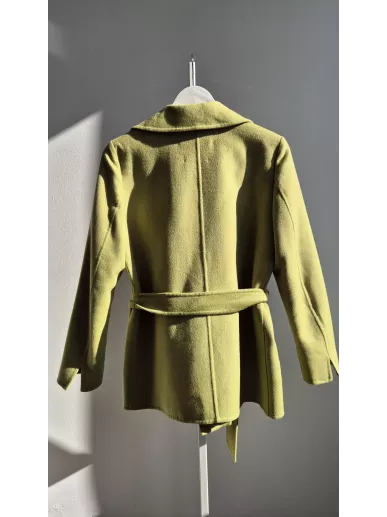 Max Mara zielona marynarka wełna angora IT 42 PL 38