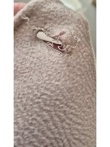 S MaxMara płaszcz różowy wełna kaszmir Cucito a Mano