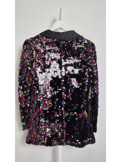 Cekinowa marynarka Dimora Made in Italy r.40 | Stylowy Komis