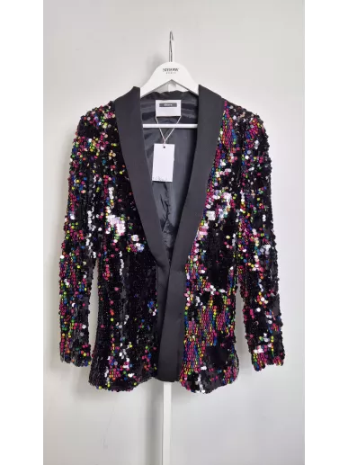 Cekinowa marynarka Dimora Made in Italy r.40 | Stylowy Komis