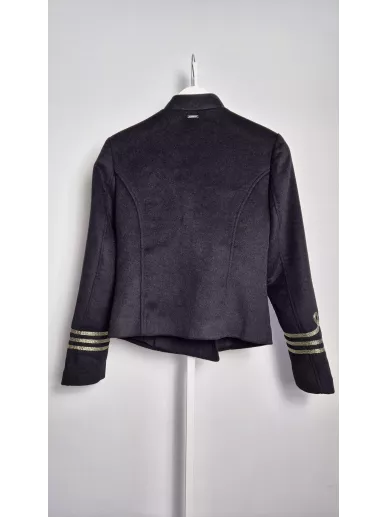 Liu Jo kurtka napoleońska czarna wełna | Stylowy Komis