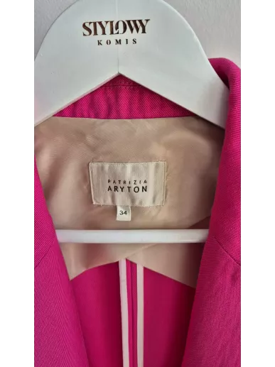 Patrizia Aryton różowa marynarka dwurzędowa r. 34 – Stylowy Komis