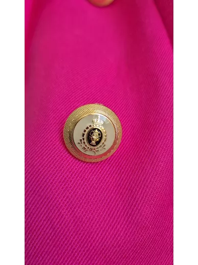 Patrizia Aryton różowa marynarka dwurzędowa r. 34 – Stylowy Komis