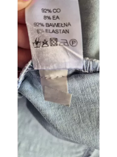 Bizuu koszula jeansowa z falbanami r. S – Stylowy Komis