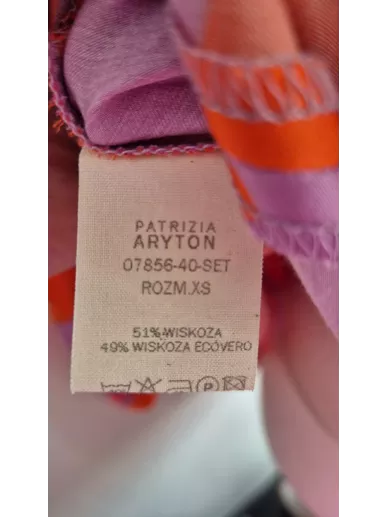 Patrizia Aryton sukienka kopertowa midi w kwiaty, wiskoza EcoVero, XS