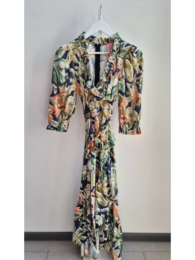 Sukienka Bizuu z lnem i wiskozą – tropikalna elegancja