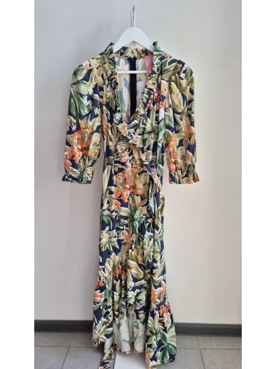 Sukienka Bizuu z lnem i wiskozą – tropikalna elegancja