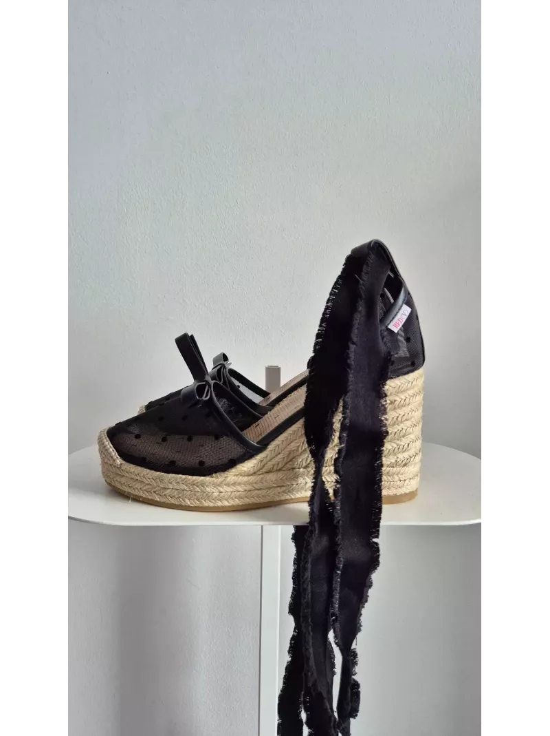 Espadryle na koturnie Red Valentino
