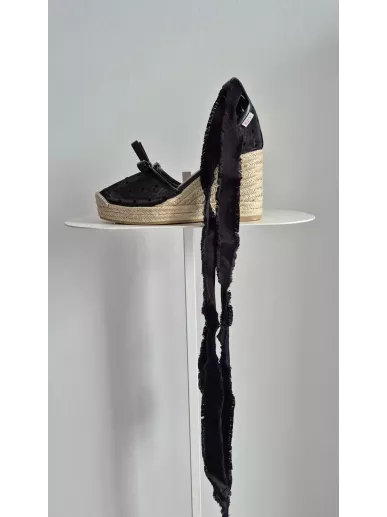 Espadryle na koturnie Red Valentino