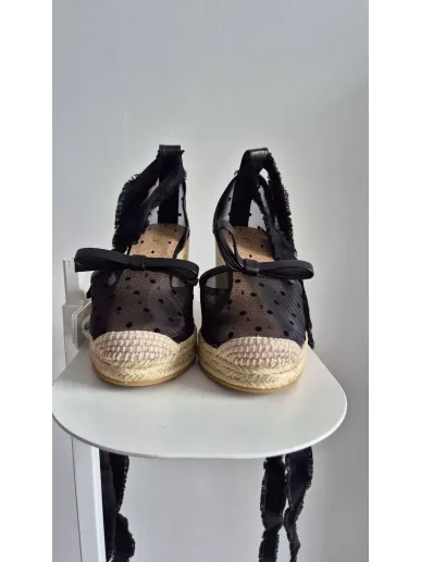 Espadryle na koturnie Red Valentino