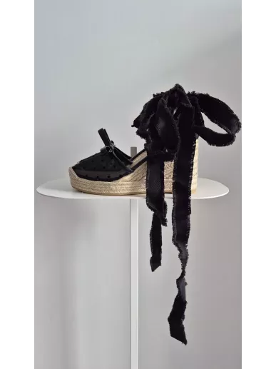 Espadryle na koturnie Red Valentino