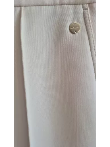 Spodnie Marc Cain w kolorze ecru