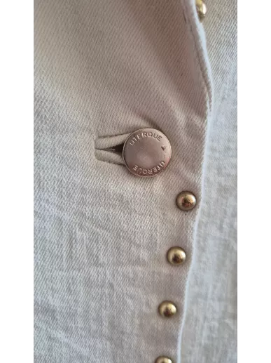 Marynarka UTERQÜE z bawełny z ćwiekami