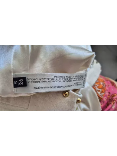 Marynarka UTERQÜE z bawełny z ćwiekami