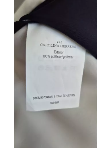 Bluzka Carolina Herrera granatowo–biała, rozm. 38 (M)