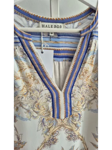 Hale Bob – jedwabista bluzka boho we wzory, rozmiar M