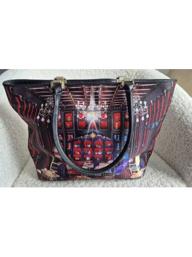 Love Moschino Shopper Bag Café Print – duża torba