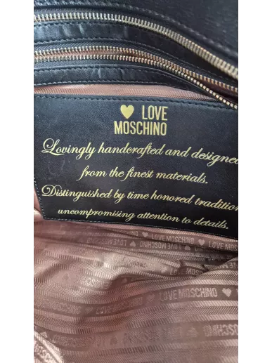 Love Moschino Shopper Bag Café Print – duża torba