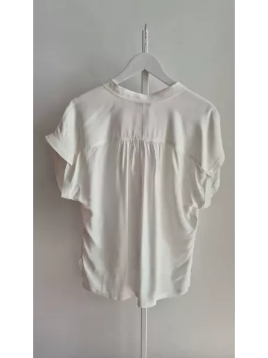 Cristinaeffe Suite bluzka jedwabna kremowa biała oversize rozmiar 38