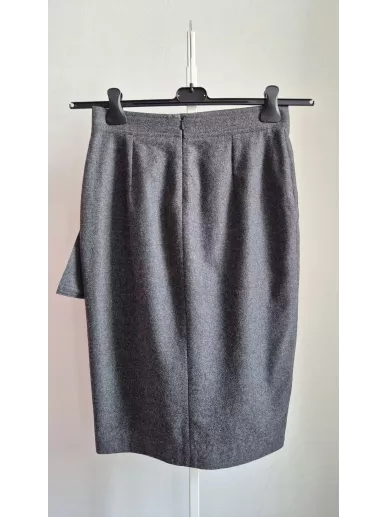 MaxMara szara spódnica wełniana 38 | Stylowy Komis