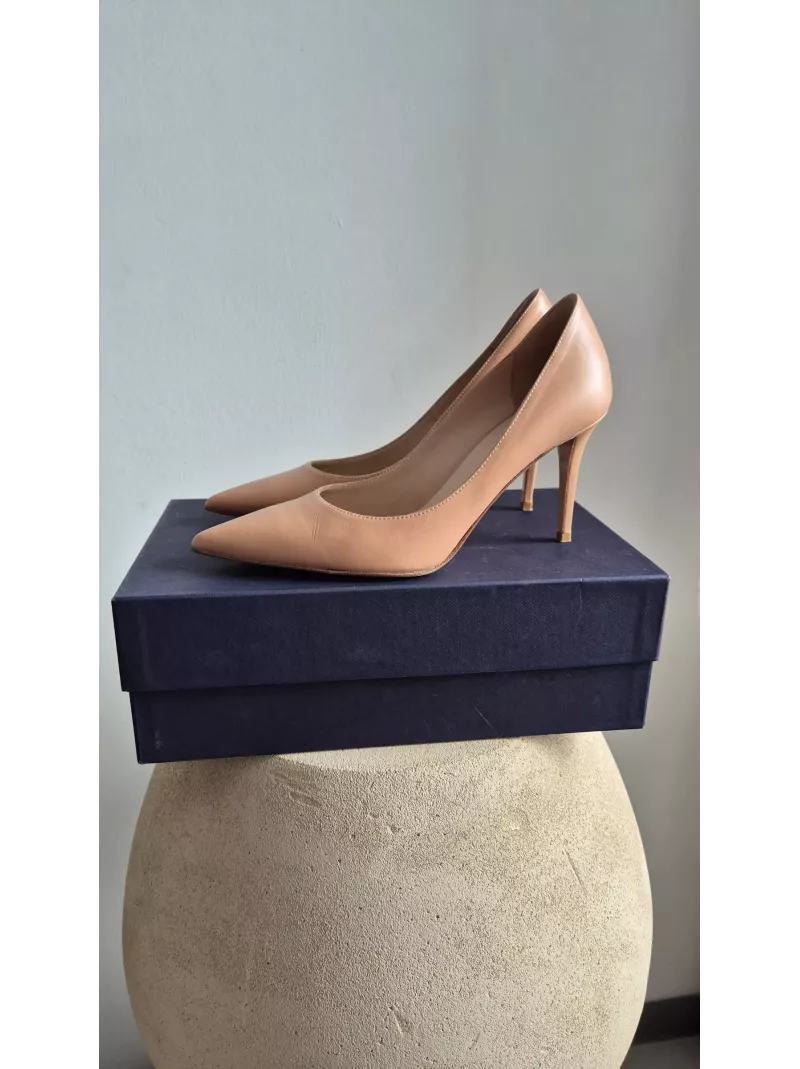 Le Silla Deco Eva 90 Minerva Delicate Nude Pumps – NOWE szpilki skórzane 36,5