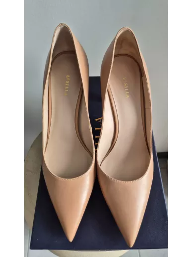 Le Silla Deco Eva 90 Minerva Delicate Nude Pumps – NOWE szpilki skórzane 36,5