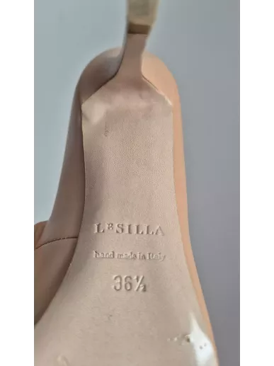 Le Silla Deco Eva 90 Minerva Delicate Nude Pumps – NOWE szpilki skórzane 36,5
