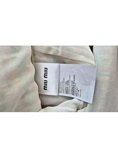 Spódnica Miu Miu wełna moher kratka  44 rozmiar włoski – elegancka tweedowa spódnica premium z drugiej ręki