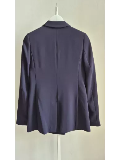 Granatowa marynarka Patrizia Aryton damska dwurzędowa, rozmiar 34, premium second hand