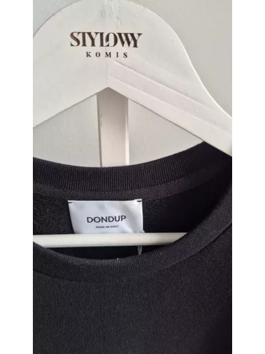 Dondup czarna bluza bawełna wiskoza r. S