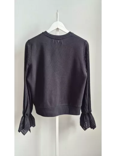 Dondup czarna bluza bawełna wiskoza r. S