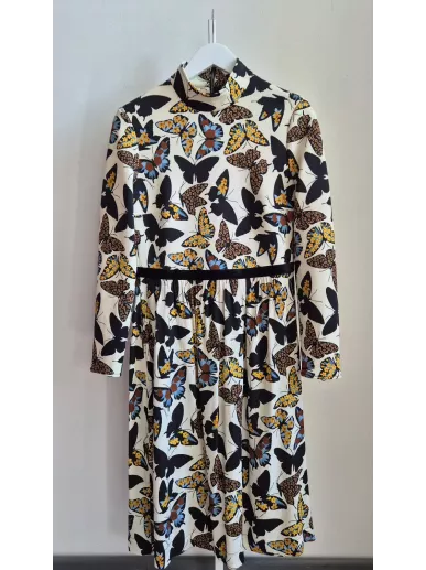 Riani sukienka midi w motyle – elegancja premium | Stylowy Komis