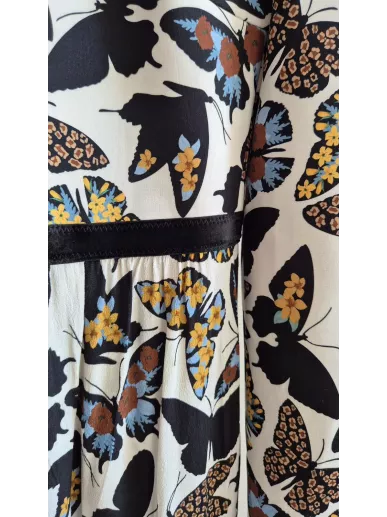 Riani sukienka midi w motyle – elegancja premium | Stylowy Komis