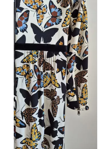Riani sukienka midi w motyle – elegancja premium | Stylowy Komis