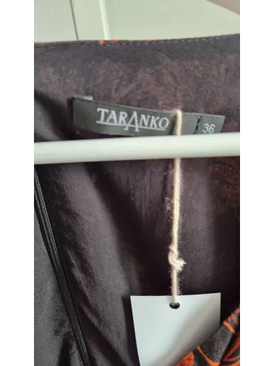 Taranko sukienka kopertowa w kwiaty czerń czerwień r.36 – Stylowy Komi