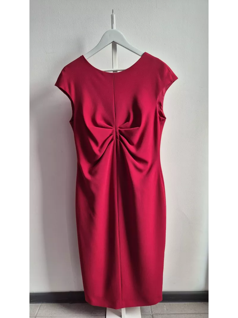 Sukienka MaxMara Studio malinowa czerwień, rozmiar 42 – Stylowy Komis