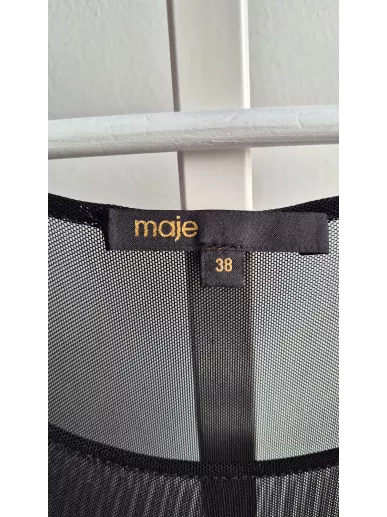 Sukienka Maje Paris czarna zestaw 2w1 z topem rozmiar 38 – Stylowy Kom