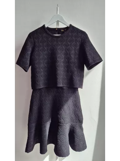 Sukienka Maje Paris czarna zestaw 2w1 z topem rozmiar 38 – Stylowy Kom