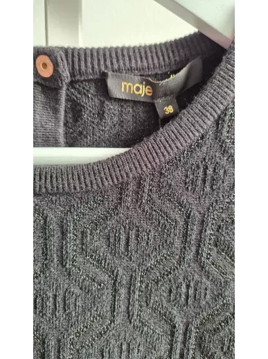 Sukienka Maje Paris czarna zestaw 2w1 z topem rozmiar 38 – Stylowy Kom