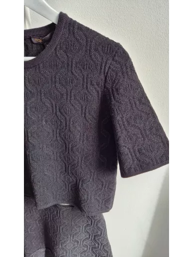 Sukienka Maje Paris czarna zestaw 2w1 z topem rozmiar 38 – Stylowy Kom