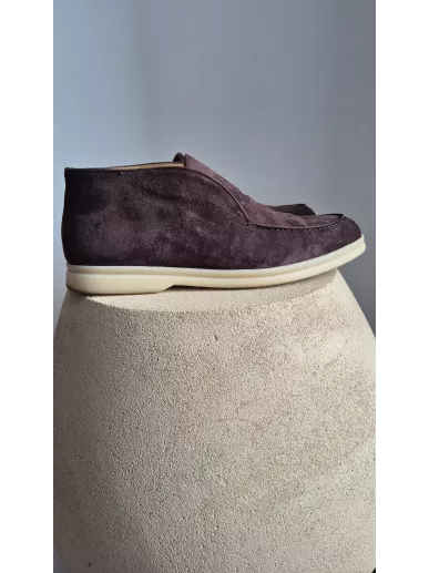 Loro Piana Open Walk damskie mokasyny zamszowe – Stylowy Komis