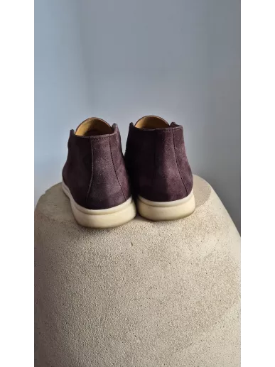 Loro Piana Open Walk damskie mokasyny zamszowe – Stylowy Komis