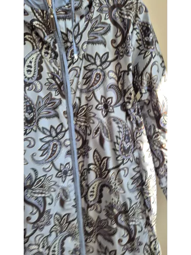 MaxMara The Cube kurtka dwustronna błękitna paisley | Stylowy Komis