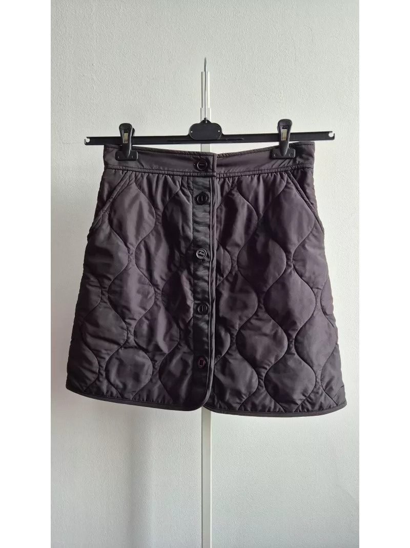 Czarna pikowana spódnica Riani mini rozm. 38| Stylowy Komis