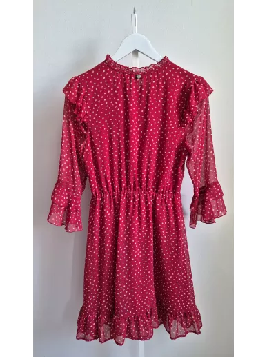 Liu Jo Milano sukienka czerwona w grochy r42 – Stylowy Komis