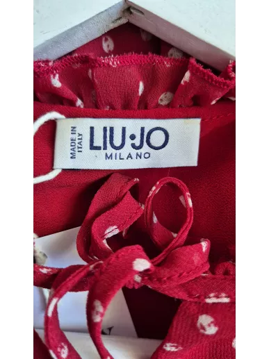 Liu Jo Milano sukienka czerwona w grochy r42 – Stylowy Komis