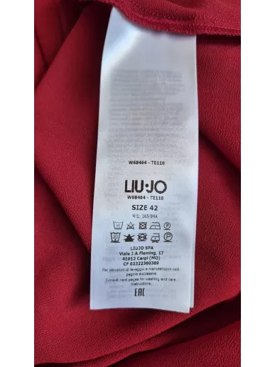 Liu Jo Milano sukienka czerwona w grochy r42 – Stylowy Komis