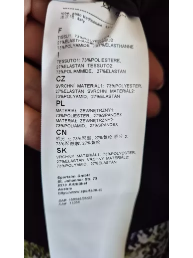 Sukienka Sportalm Flower midi czarna z printem – Stylowy Komis