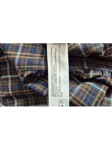 Massimo Dutti koszula damska w kratę XS len wiskoza | Stylowy Komis